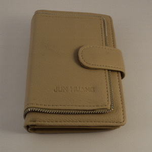 Carteira pequena bege (ref. 1002)